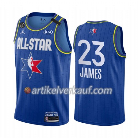 NBA Los Angeles Lakers Trikot LeBron James 23 2020 All-Star Jordan Brand Blau Swingman - Herren